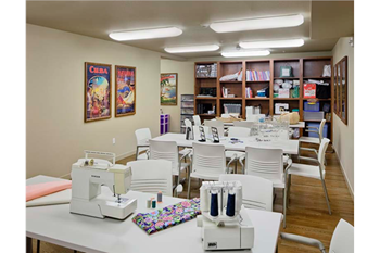 Craft room and social room